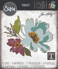 Thinlits Die Set - Brushstroke Flowers No. 3