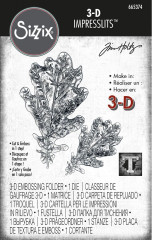 3D Impresslits Embossing Folder - Oak Leaf