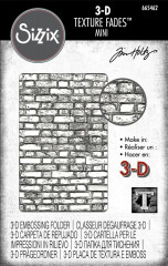 3D Impresslits Embossing Folder - Mini Brickwork