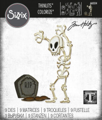 Thinlits Die Set by Tim Holtz - Mr. Bones, Colorize