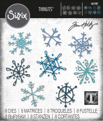 Thinlits Die Set - Scribbly Snowflakes