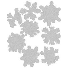 Thinlits Die Set by Tim Holtz - Scribbly Snowflakes