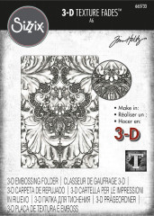 3D Embossing Folder - Damask Tim Holtz