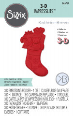 3D Impresslits Embossing Folder - Christmas Stocking