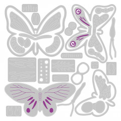 Thinlits Die Set - Patterned Butterflies