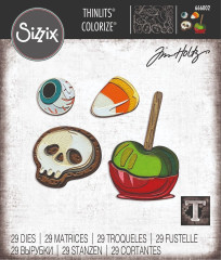 Thinlits Die Set by Tim Holtz - Trick or Treat Colorize