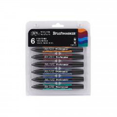 Winsor and Newton Brushmarker Set - Rich Tones