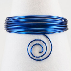 Aluminium Draht (1 mm) - königlich blau