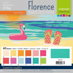 Florence 12x12 Cardstock Paper - Summer Smooth