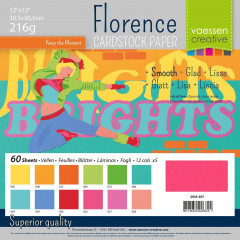 Florence 12x12 Cardstock Paper - Brights Smooth