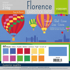 Florence 12x12 Cardstock Paper - Primary Smooth