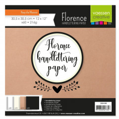 Florence Handlettering 12x12 Paper Pad