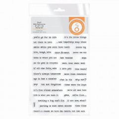 Tonic Studios Essentials Stamps Set - Say it with Sentiments