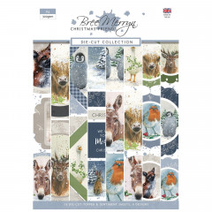 Bree Merryn Christmas Friends A4 Die-Cut Collection Pad