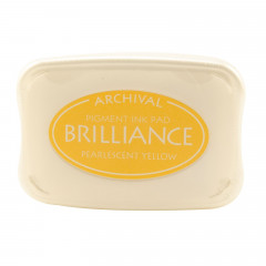 Brilliance Pigment Ink Pad - pearl yellow