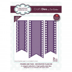 Craft Dies - Frames and Tags Decorative Flags