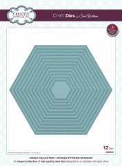 Craft Dies - Noble Double Stitched Hexagon