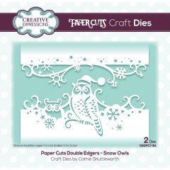 PaperCuts Craft Dies - Double Edger Snow Owls