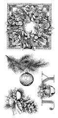 Clear Stamps - Evergreen Holiday