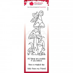 Woodware Clear Stamps - Magic Mushrooms