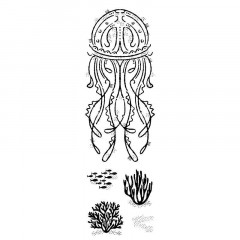 Woodware Clear Stamps - Jelly Fish