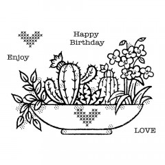 Clear Stamps - Plant Display