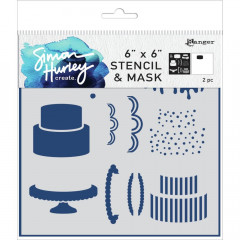 Simon Hurley 6x6 Stencil - Cake Maker