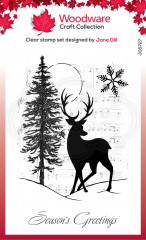 Clear Stamps - Musical Deer