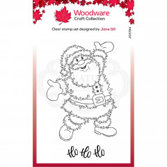 Woodware Clear Stamps - Festive Fuzzies Santa