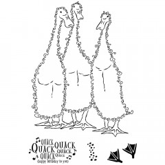 Clear Stamps - Fuzzie Friends Morris, James and Bill the ducks