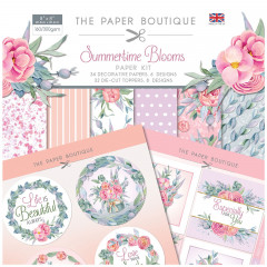 Summertime Blooms 8x8 Paper Kit