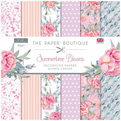 Summertime Blooms 8x8 Decorative Paper Pad