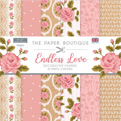 Endless Love 8x8 Decorative Paper Pad