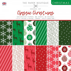 Shades of Classic Christmas 8x8 Decorative Paper Pad