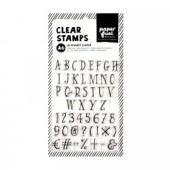 Clear Stamps - Alphabet Curve