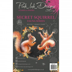 Pink Ink Designs Clear Stamps - Secret Squirrel