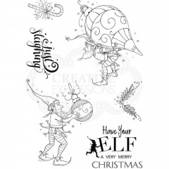 Pink Ink Designs Clear Stamps - Love your elf