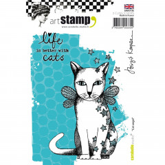 Cling Stamps - Cat Angel