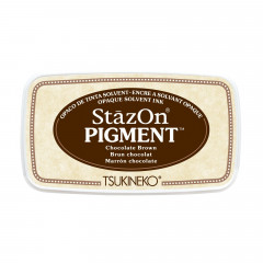 StazOn Pigment Ink Pad - Chocolate Brown