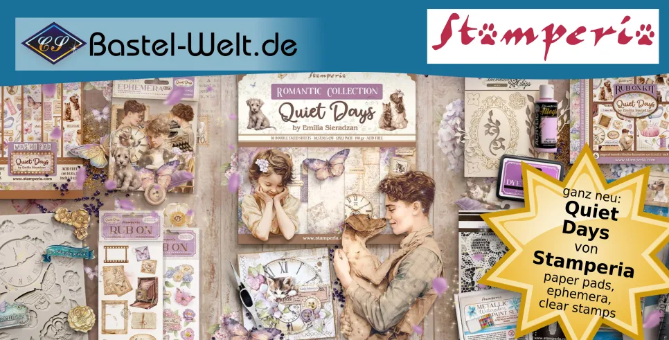 ganz neu: Quiet Days von Stamperia!