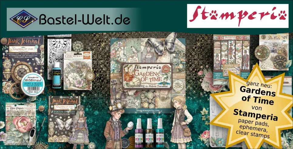 neu von Stamperia: Gradens of Time