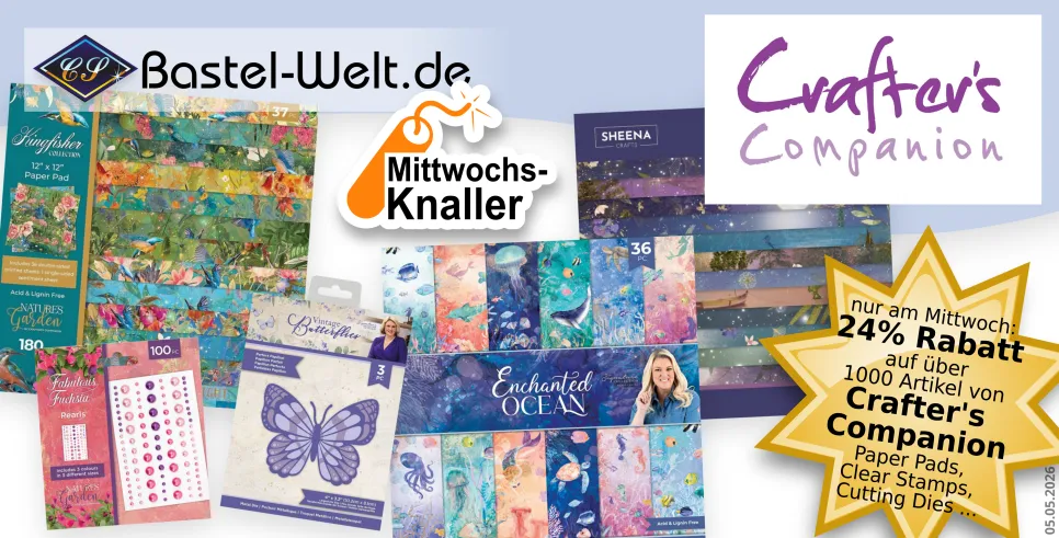 Crafter's Companion bei den Mittwochs-Knallern!