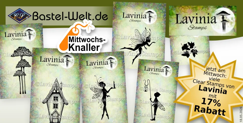 viele Clear Stamps von Lavinia bei den Mittwochs-Knallern!
