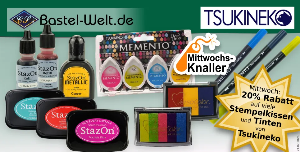 Tsukineko bei den Mittwochs-Knallern mit 20% Rabatt!