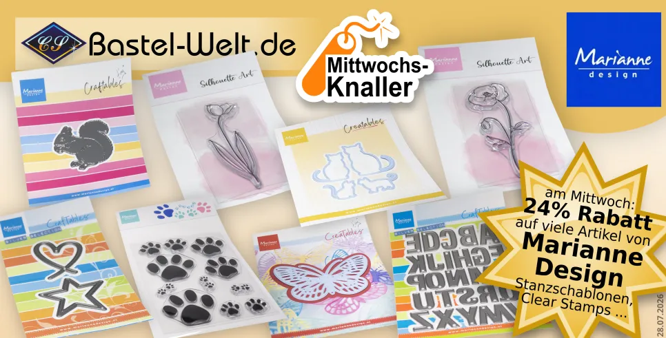 vieles von Marianne Design bei den Mittwochs-Knallern mit satten 24% Rabatt!
