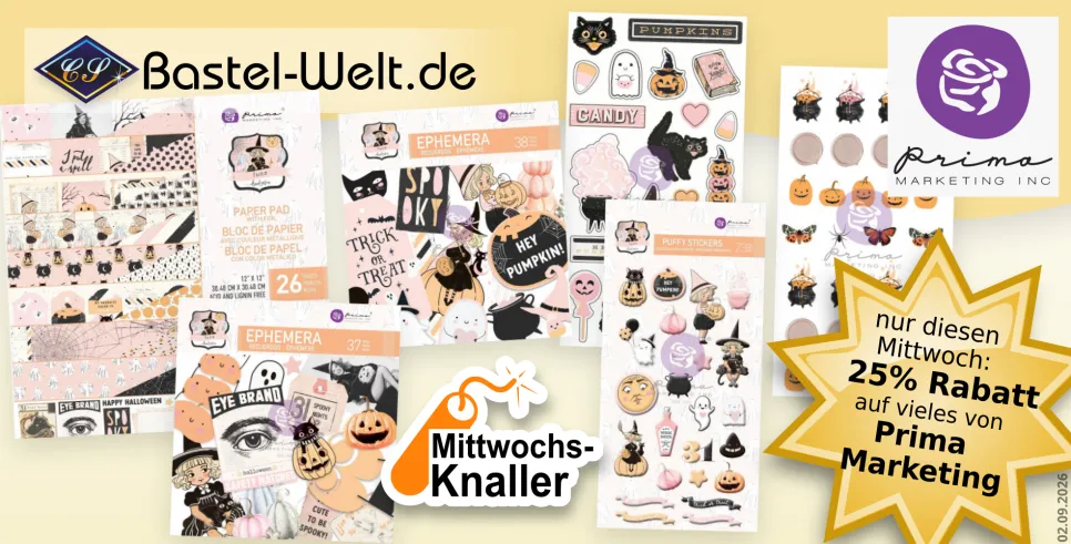 vieles von Prima-Marketing jetzt am Mittwoch um 25% billiger!