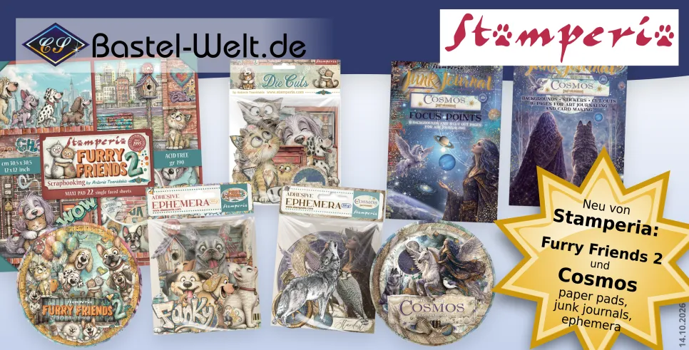zwei neue Kollektionen von Stamperia!