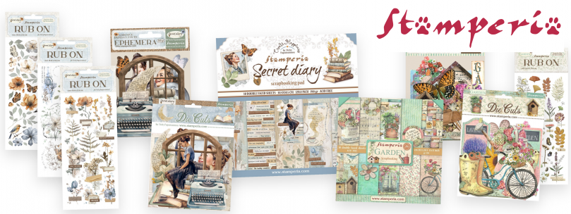 Stamperia Secret Diary und Garden