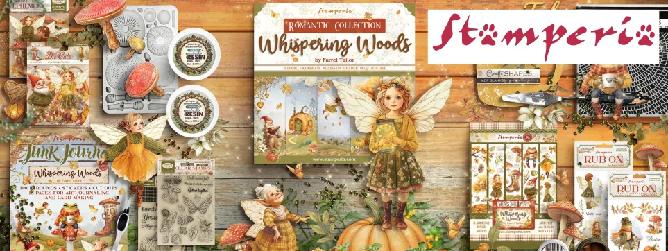 Stamperia &quote;Whispering Woods&quote; und &quote;Voyages Fantastiques&quote;