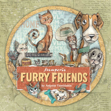 Furry Friends von Stamperia
